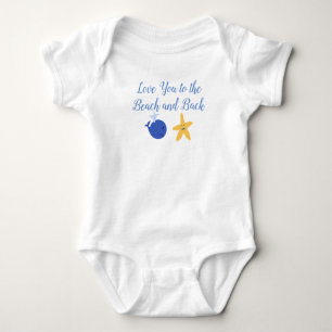 Love You to the Beach and Back Baby Bodysuit
