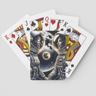 Love You to the Moon and Back   Astronauts Playing Cards