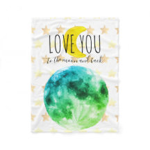 "Love You to the Moon and back" Customisable