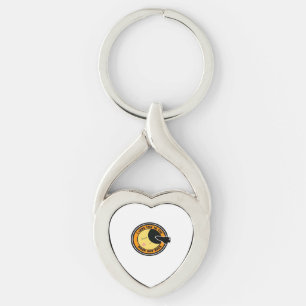 Love You To The Moon And Back Elegant Style  Key Ring