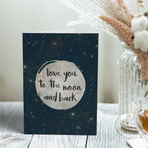 Love You to the Moon and Back Holiday Card