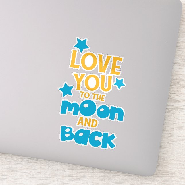 Love You To The Moon And Back, Stars (Detail)