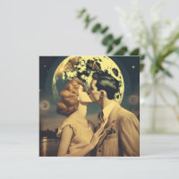 Love you to the moon, travel poster customisable