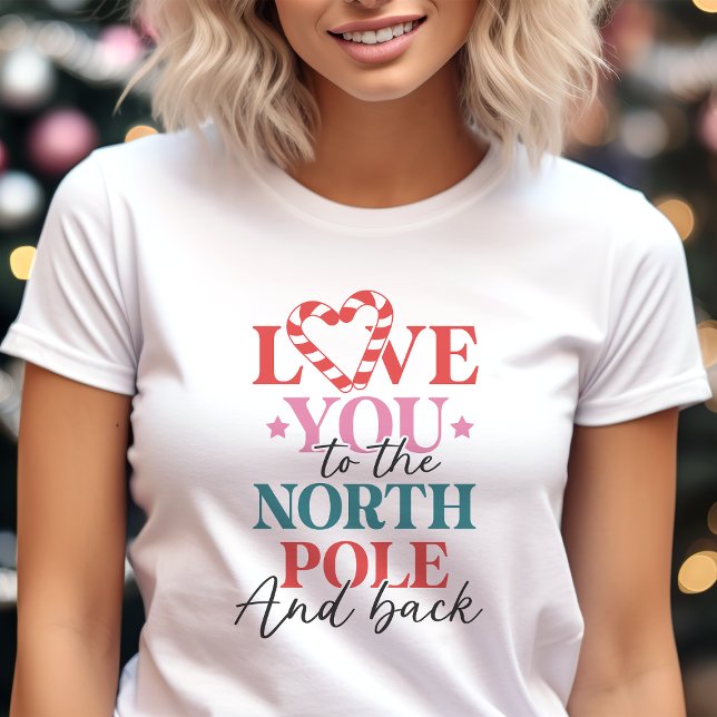 Love You to the North Pole Christmas Tri-Blend Shirt (Creator Uploaded)