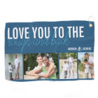 Love you to the Rough and Back 4 Photo Blue White