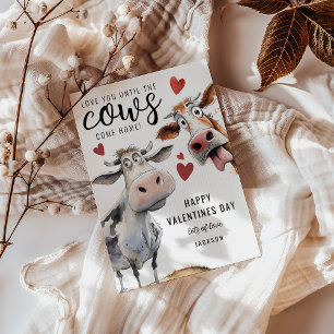 Love You Until The Cows Come Home Valentines Invitation