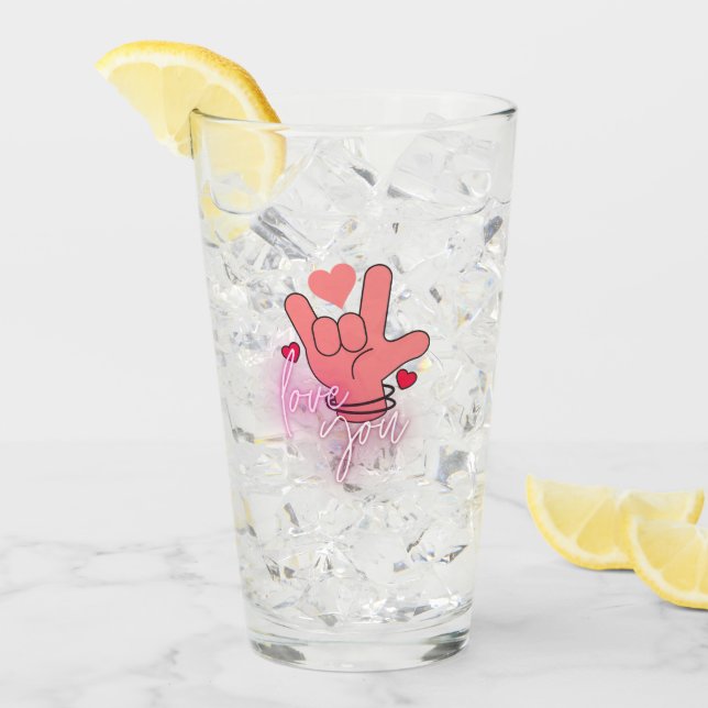 Love you.w glass (Front Ice)