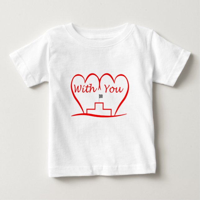 Love You, with you Baby T-Shirt (Front)