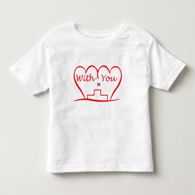 Love You, with you Toddler T-Shirt (Front)