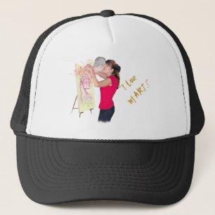 LOVE YOUR ART TRUCKER HAT