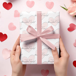 Love Your Beautiful Heart Wrapping Paper Set