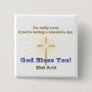 Love your enemies Button