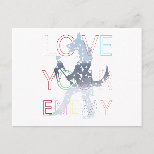 Love your Enemy Postcard (Front)