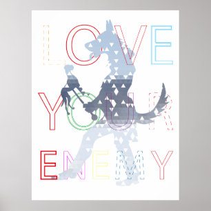 Love Your Enemy – The Puppet Master Dog Poster