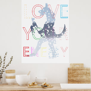 Love Your Enemy – The Puppet Master Dog Poster
