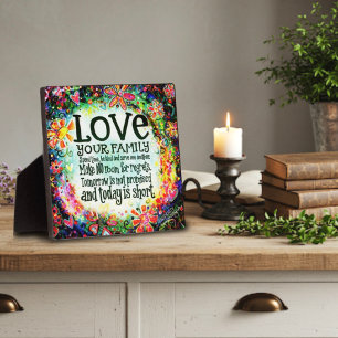 Love Your Family “Inspirivity” Plaque