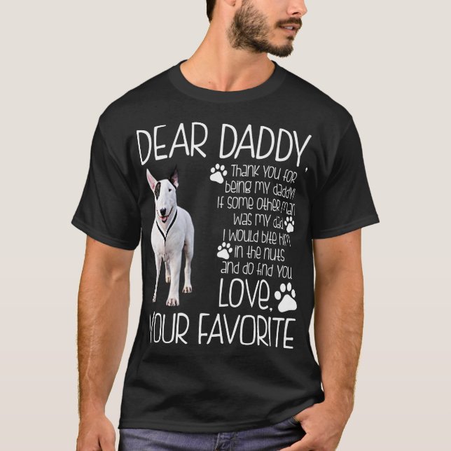 Love Your Favourite Bull Terrier Dog Tshirt (Front)