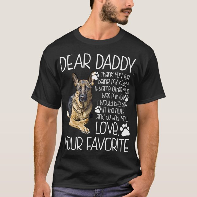 Love Your Favourite German Shepherd Dog Tshirt (Front)