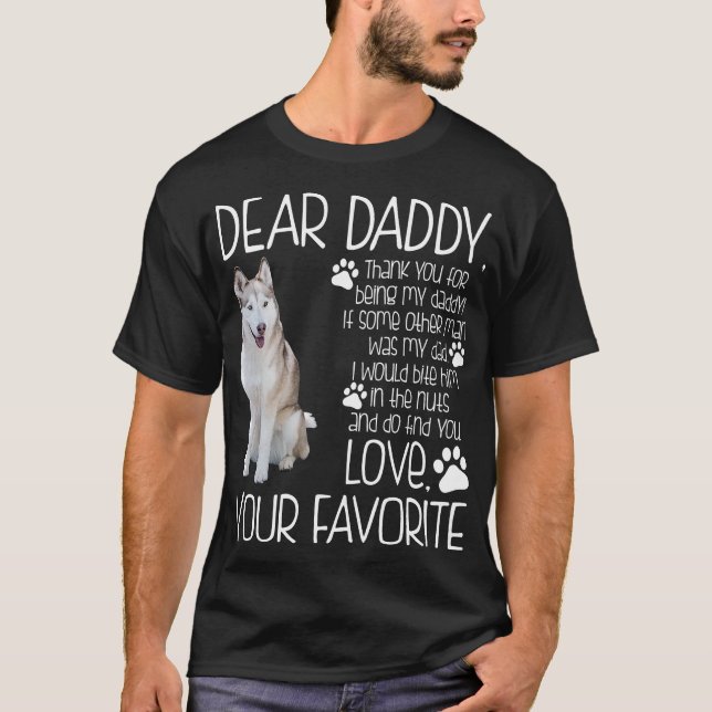 Love Your Favourite Husky Dog Tshirt (Front)