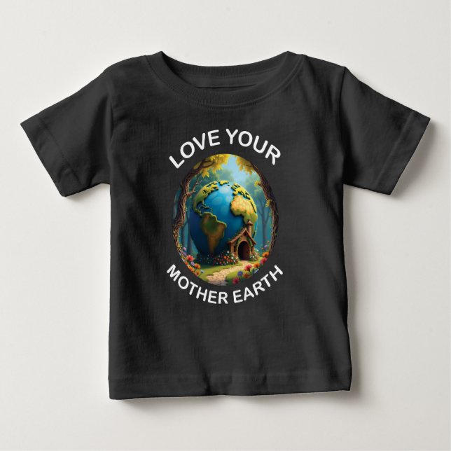 Love Your Mother Earth Baby T-Shirt (Front)