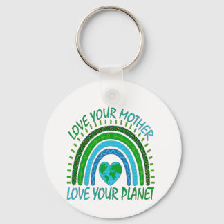 💚 Love Your Mother, Love Your Planet 🌍 Key Ring
