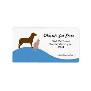 Love your pets - Pet Address Labels