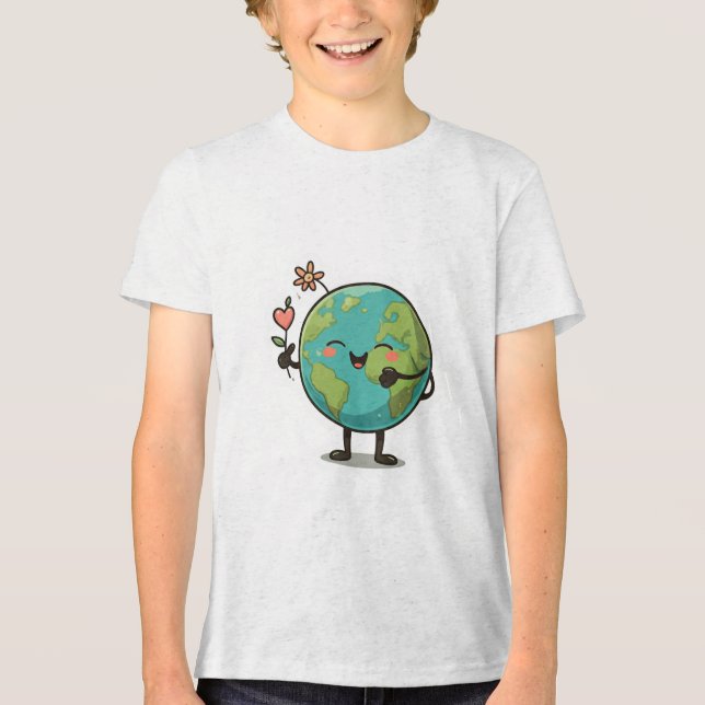 Love Your Planet Tri-Blend Shirt (Front)