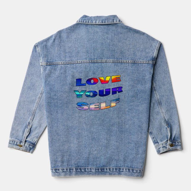 Love Your Self -  Denim Jacket (Back)