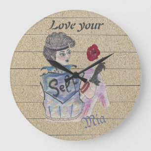 🕰️ "Love Your Self" Personalised Wall Clock