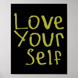 Love Your Self Sticker Poster