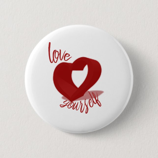Love Yourself Button (Front)