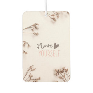 Love yourself car air freshener