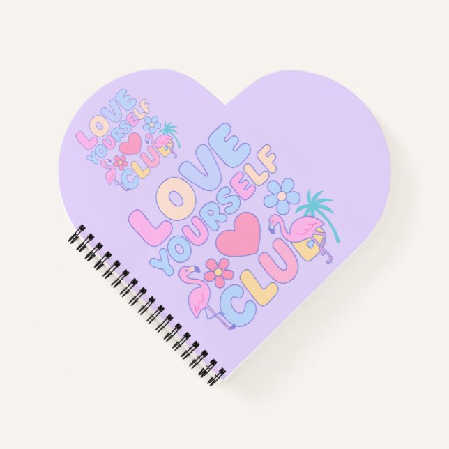 Love Yourself Club Customisable Notebooks (Front)