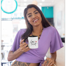 Love yourself coffee mug