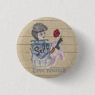 "Love Yourself" Empowerment Button