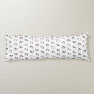 Love Yourself Handwritten Script Pattern Body Cushion