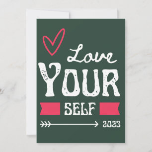 Love Yourself invitation - Self-Love Decor Cushion