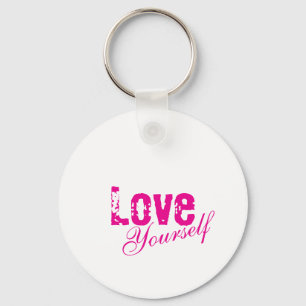 Love Yourself Keychain – Embrace Your Worth
