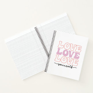 Love yourself notebook