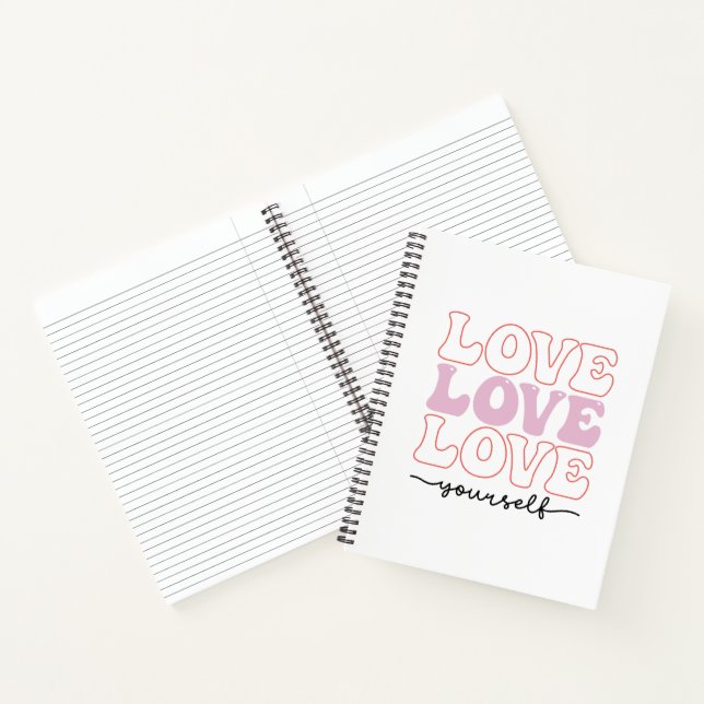 Love yourself notebook (Inside)