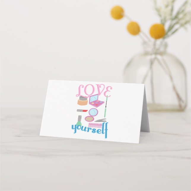 Love Yourself Place Card (Front)