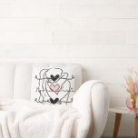 Love Yourself Self Care Cushion<br><div class="desc">A meaningful design showing a person hugging themselves with small hearts,  symbolising self-love,  inner peace,  and emotional healing. Perfect for anyone who believes in self-care,  positivity,  and mental wellness. Great for t-shirts,  mugs,  stickers,  and gifts.</div>