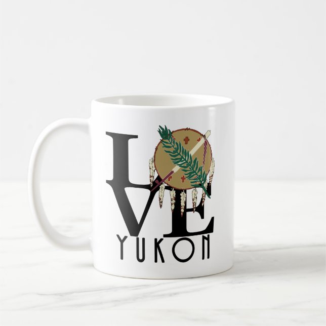 LOVE Yukon Oklahoma 11oz Coffee Mug (Left)