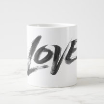 LOVE Zen Brush Calligraphy Lettering Script Type