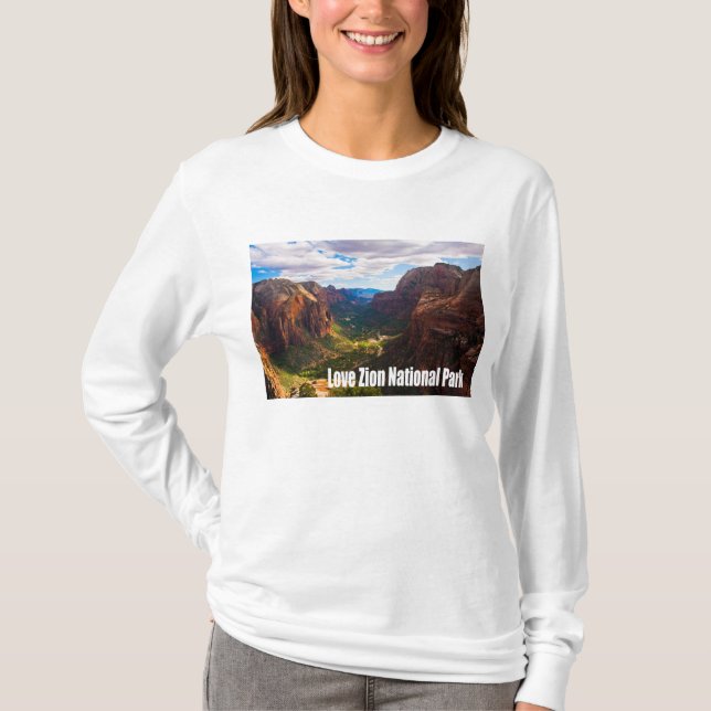 Love Zion National Park T-Shirt (Front)
