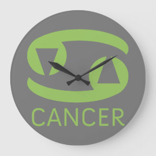 LOVE ZODIAC SIGNS CANCER BY MASANSER LARGE CLOCK