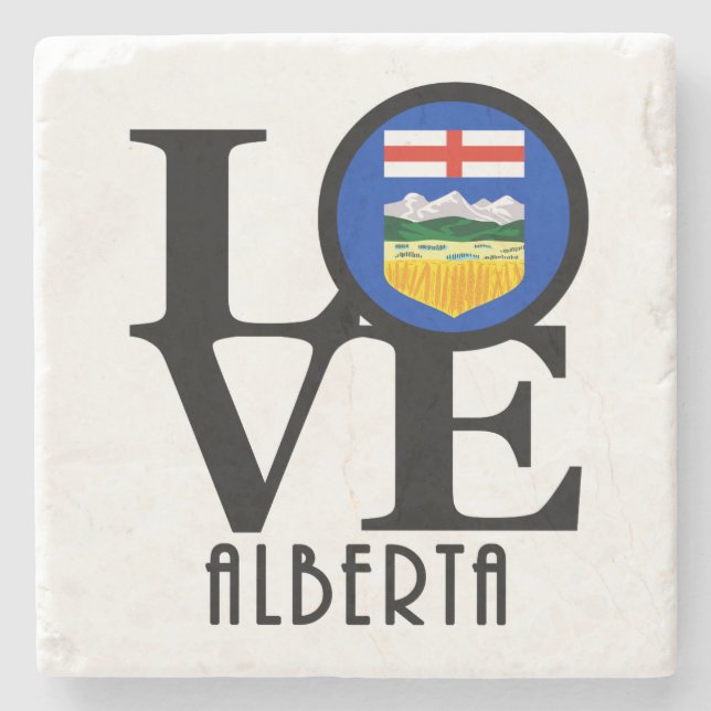 LOVEA Alberta Stone Coaster (Front)