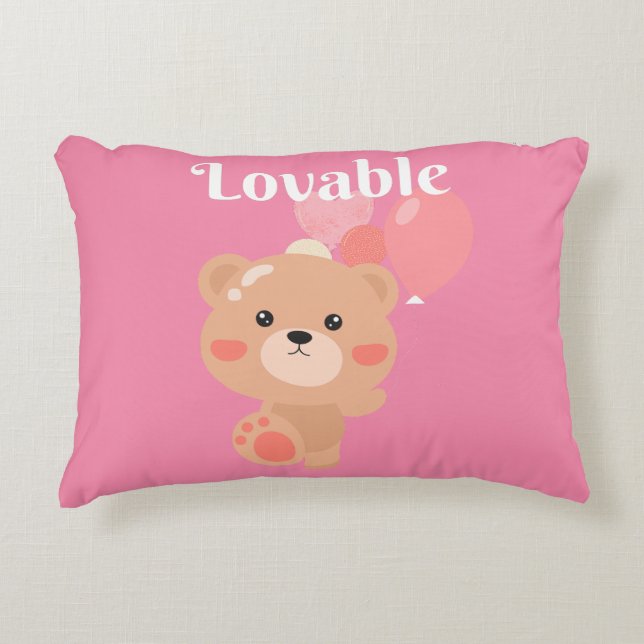 Loveable Accent Pillow (Front)