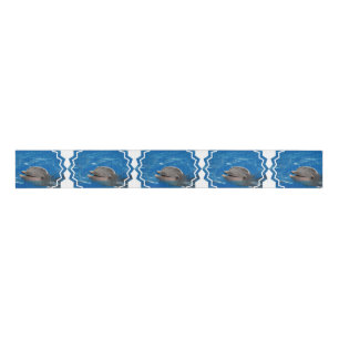 Loveable Dolphin Grosgrain Ribbon