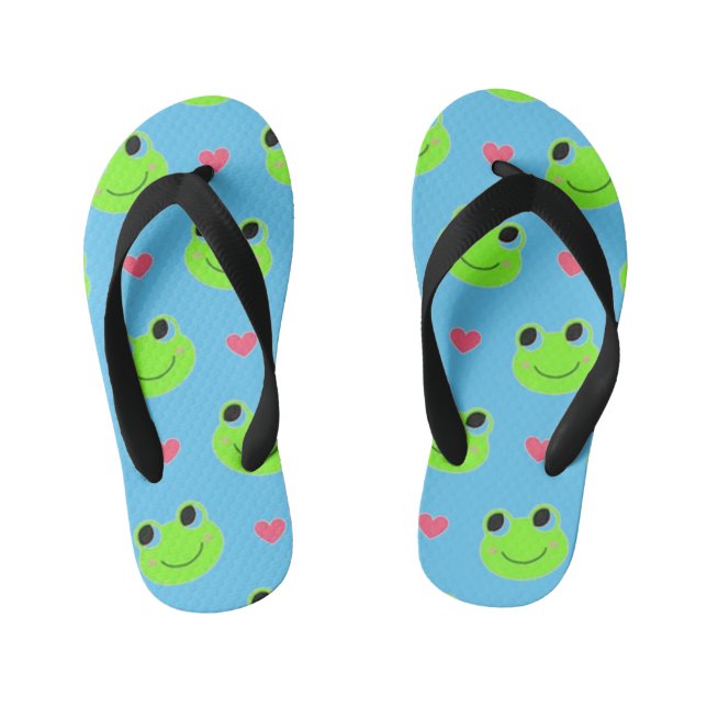 Loveable Frog Kid’s Flip Flops (Footbed)